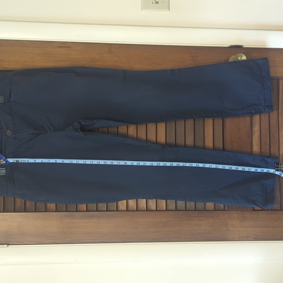 Old Navy khaki boot cut pants in blue size 14 - Picture 5 of 6